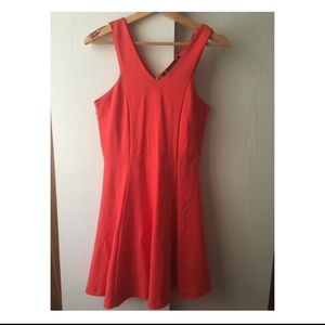 Red coral Zara short dress 👗❤️🔥